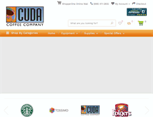 Tablet Screenshot of cudacoffee.com